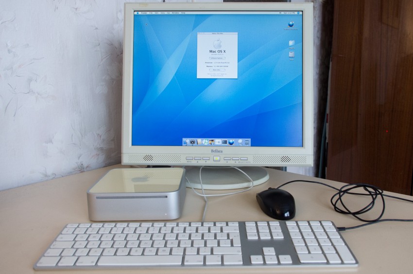 Mac Mini A1103, PowerPC G4 1.25GHz 7447A, 512MB DDR PC-2700, OSX.PPC

